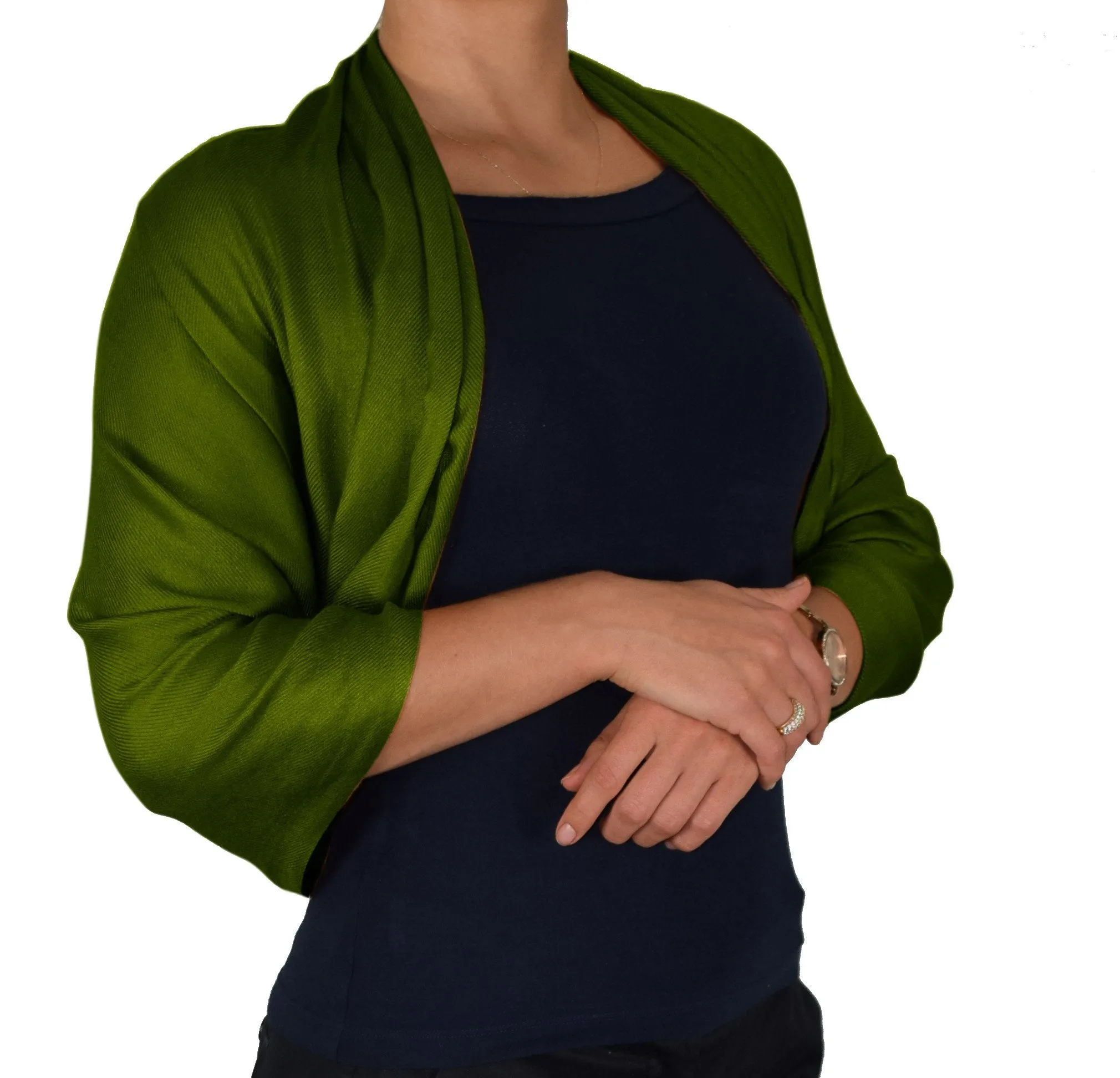 Forest Green Pashmina Shawl Wrap Scarf