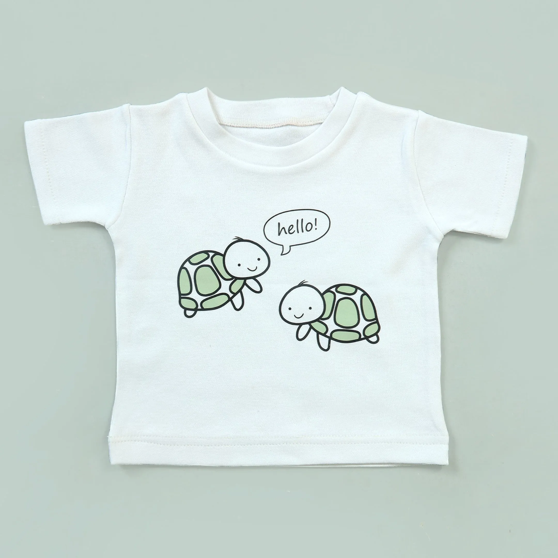 Hello Turtle Printed 2 Pieces Set