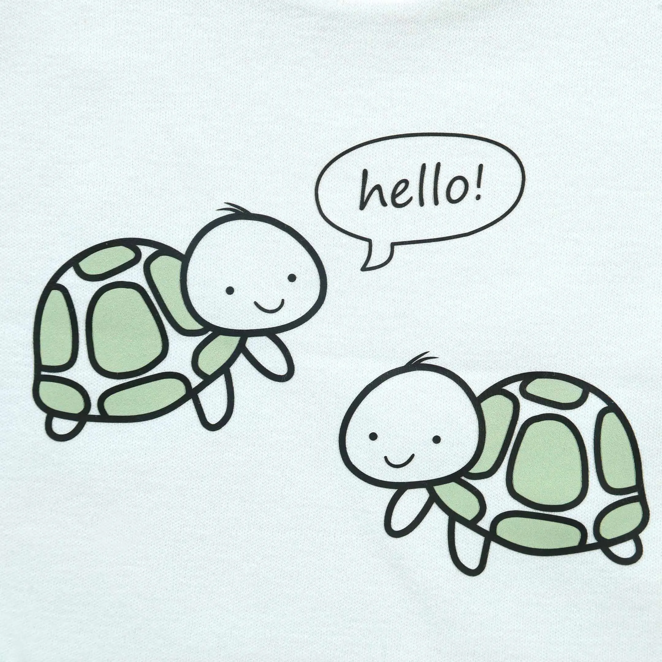 Hello Turtle Printed 2 Pieces Set